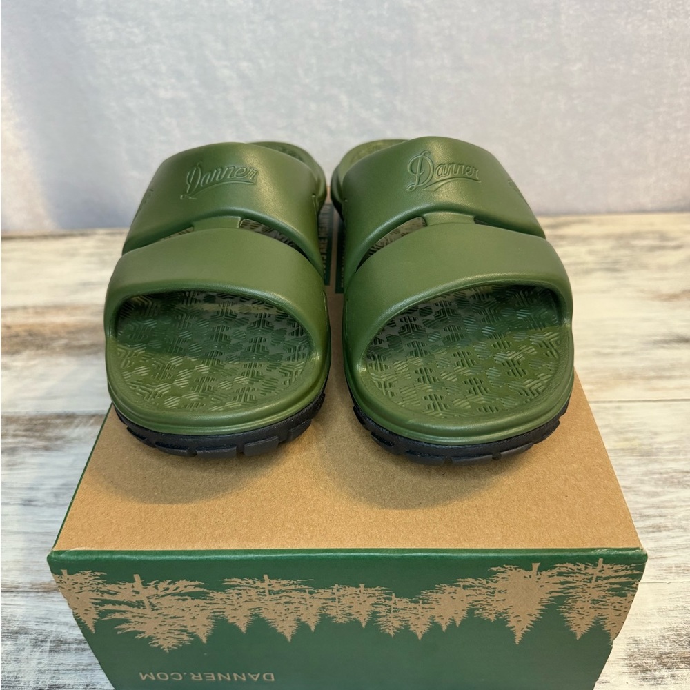 New Danner Mens Shelter Cove Slide Forest EVA Sandals Shoes Size 8
